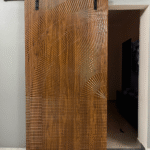 CNC Wooden carving sliding door