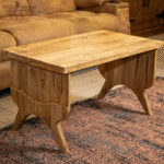 Natural olive wood center table