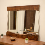 Natural Live Edge Mirror