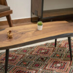 Live Edge Center Table American walnut wood