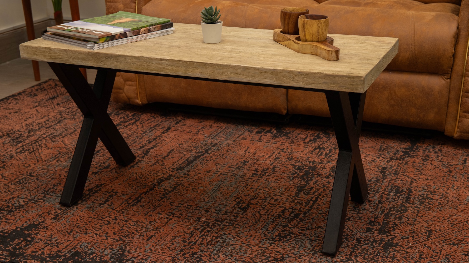 MG_9342.jpg Natural wood Coffee Table | WS11/2 - Image 1