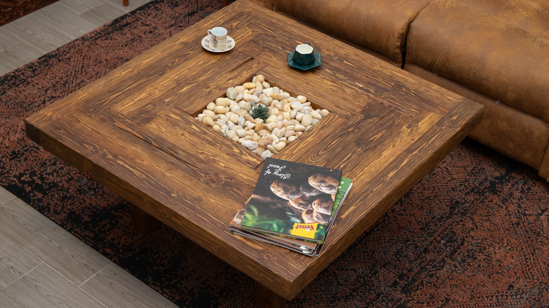 MG_9348.jpg Solid Natural wood Coffee Table | WS11/3 - Image 1